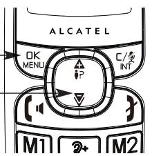 ALCATEL XL 375 - Exemple d'utilisation du menu : - 1