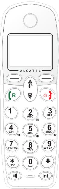 ALCATEL VERSATIS MAX550 VOICE - Afficheur et icones associées - 1