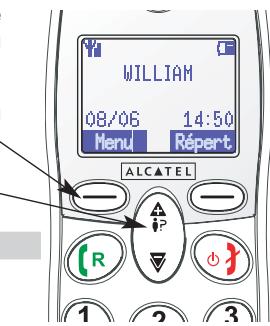 ALCATEL VERSATIS MAX550 VOICE - Naviguer dans les menus - 1