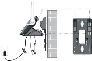 ALCATEL XP1050,  XP2050 - Support mural - 3