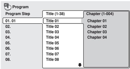 PIONEER DVD-V8000 - Creating a program list - 4