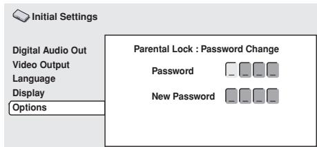 PIONEER DVD-V8000 - [Password Change] - 2