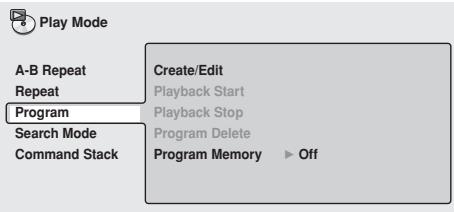 PIONEER DVD-V8000 - Creating a program list - 1