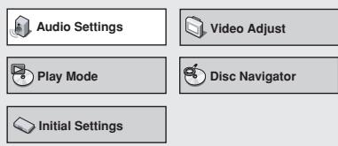 PIONEER DVD-V8000 - Appuyez sur la touche SETUP pour afficher le menu SETUP, puis sélectionnez [Audio Settings] et appuyez sur la touche ENTER. - 1