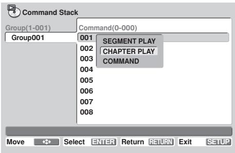 PIONEER DVD-V8000 - Inputting CHAPTER PLAY commands - 1
