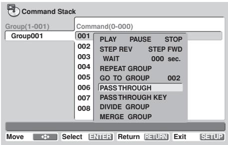 PIONEER DVD-V8000 - PASS THROUGH command - 1