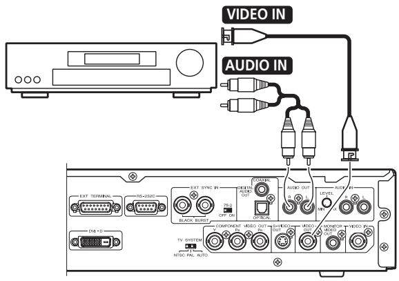 PIONEER DVD-V8000 - Connecting to an AV surround amplifier - 2