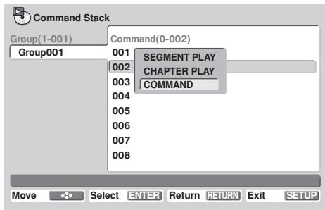 PIONEER DVD-V8000 - Dividing into groups - 2