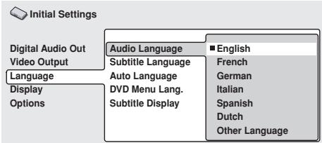 PIONEER DVD-V8000 - [Audio Language] - 1