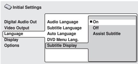 PIONEER DVD-V8000 - [Subtitle Display] - 1