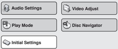 PIONEER DVD-V8000 - Press the SETUP button to display the SETUP menu, then select [Initial Settings] and press the ENTER button. - 1