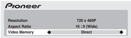 PIONEER DVD-V8000 - [Video Memory] - 1
