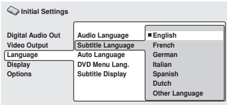 PIONEER DVD-V8000 - [Subtitle Language] - 1