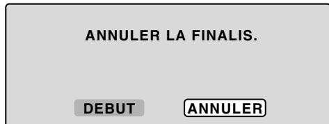 PIONEER DVR-RT400-S - ANNULER LA FINALISATION D'UN DISQUE - 1