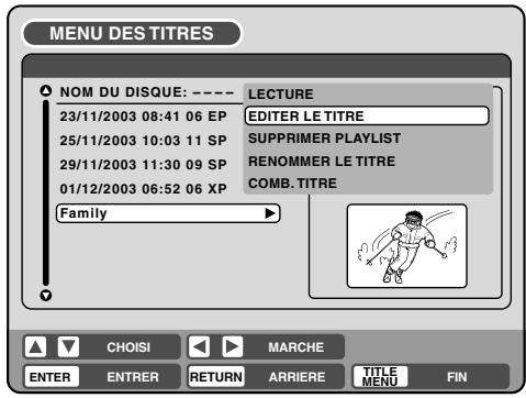 PIONEER DVR-RT400-S - Effacer une scène (Editer le titre) - 1