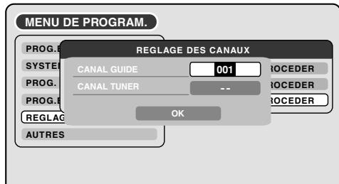 PIONEER DVR-RT400-S - Vérification du réglage des canaux pour utiliser le système ShowView - 3