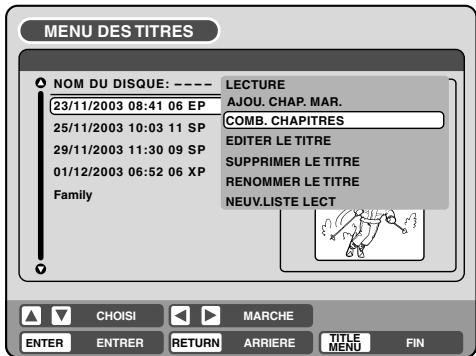 PIONEER DVR-RT400-S - Combiner des chapitres - 1