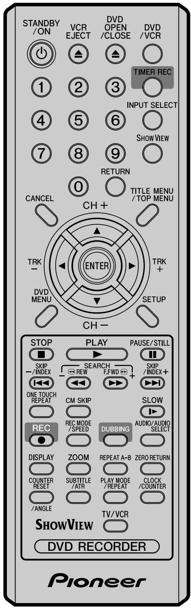 PIONEER DVR-RT400-S - ANMERKUNG: - 1