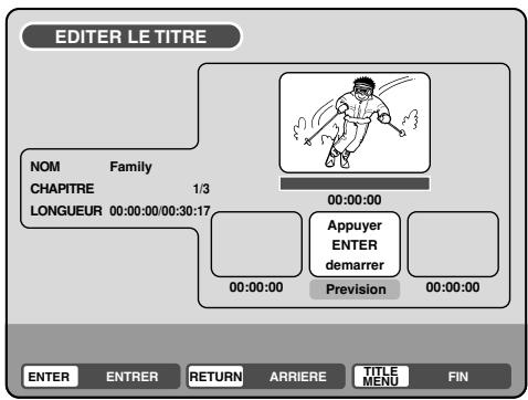 PIONEER DVR-RT400-S - Effacer une scène (Editer le titre) - 2