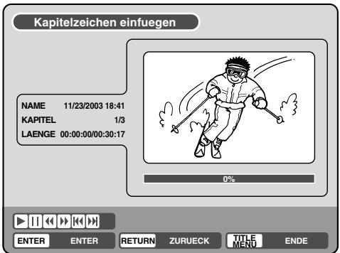 PIONEER DVR-RT400-S - Hinzufügen einer Kapitelmarkierung - 2