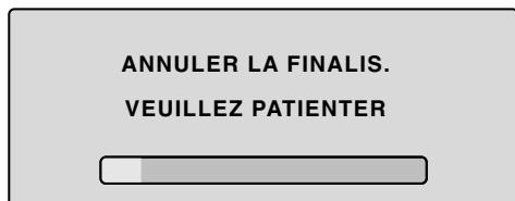 PIONEER DVR-RT400-S - ANNULER LA FINALISATION D'UN DISQUE - 2