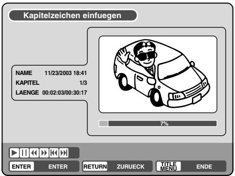 PIONEER DVR-RT400-S - Hinzufügen einer Kapitelmarkierung - 3