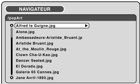 PIONEER DVR-RT400-S - Appuyer sur ▲ ou ▼ pour choisir le fichier JPEG. - 1