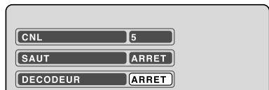PIONEER DVR-RT400-S - Réglages DECODEUR MARCHE/ARRET - 2