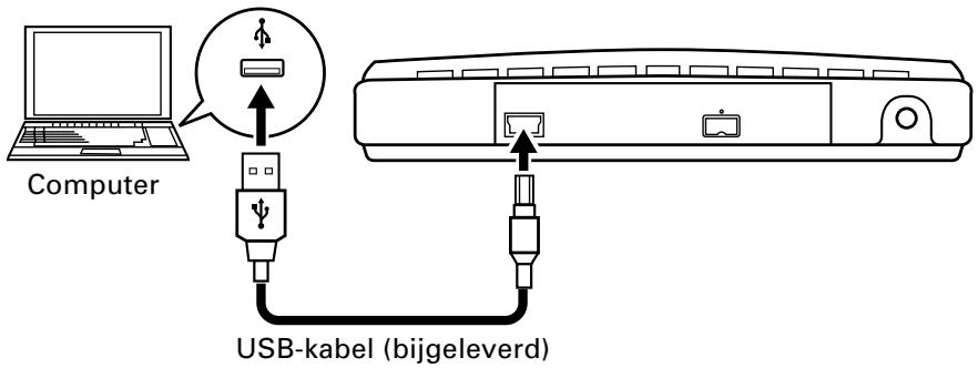 PIONEER DVR-SK12D - Aansluiten van de USB-kabel - 1