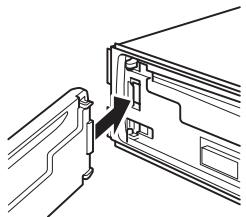 PIONEER DEH-P3100UB - Anbringen der Frontplatte - 1