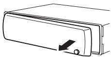 PIONEER DEH-P3100UB - Retrait de la face avant - 1