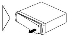 PIONEER KEH-2296ZT - Ejection du panneau frontal - 2