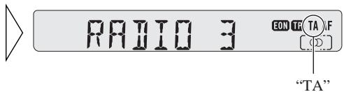 PIONEER KEH-2296ZT - Activate the TA function. - 2