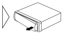PIONEER KEH-2296ZT - Extracción del panel frontal - 2