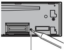 PIONEER DEH-P4200UB - Reinicio del microprocesador - 1