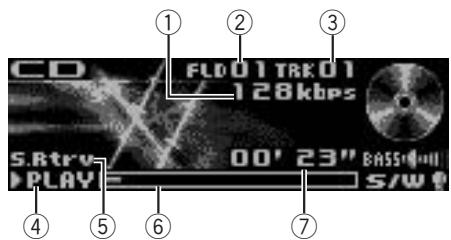 PIONEER DEH-P4200UB - Cd/cd-r/cd-rw et périphériques de stockage USB : opérations de base - 1
