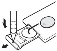 PIONEER DEH-P610BT - Installing the battery - 1
