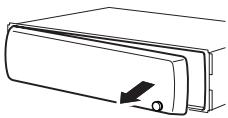 PIONEER DEH-P610BT - Extracción del panel delantero - 1