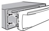 PIONEER DEH-6300SD - Wiederanbringen der Frontplatte - 1