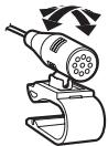 PIONEER FHX-700BT - Adjusting the microphone angle - 1