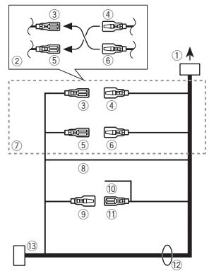 PIONEER FHX-700BT - Connections - 1