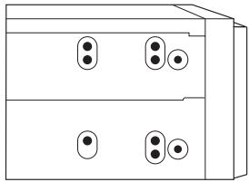PIONEER FHX-700BT - - Fixation de l'appareil sur le support de montage radio d'usine. - 1
