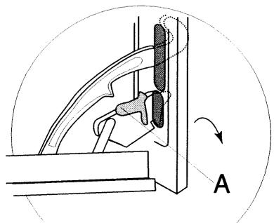SAUTER 9941MOP - Réaccrochage de la porte - 2