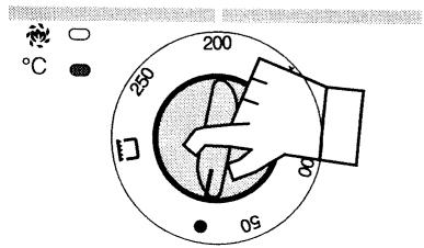 SAUTER 9942MOP - Tournez la manette du thermostat sur la position chosesie : - 2