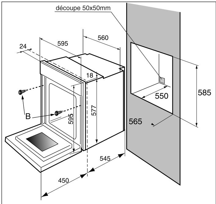 SAUTER MPF10X - Comment encastrer votre four - 1
