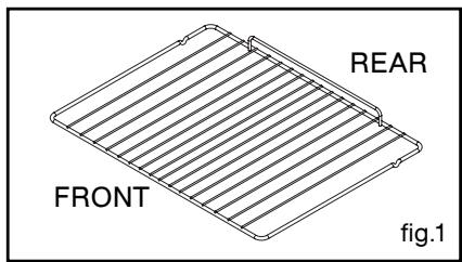 SAUTER SFE710XI - - Anti-tipping safety grid (fig.1) - 1