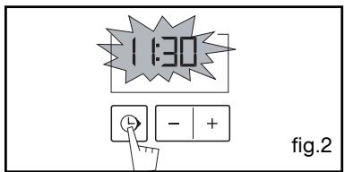 SAUTER SFE710XI - How to change the time - 4