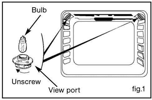 SAUTER SFE710XI - CHANGING THE BULB - 1