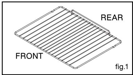 SAUTER SFP770XI - - Anti-tipping safety grid (fig.1) - 1