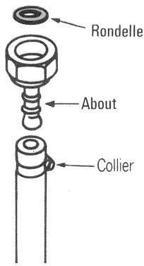 SAUTER G4900I - RACCORDEMENT POUR LE TUYAU BUTANE / PROPANE DISTRIBUTE PAR BOUTEILLE OU RÉSERVOIR - 1
